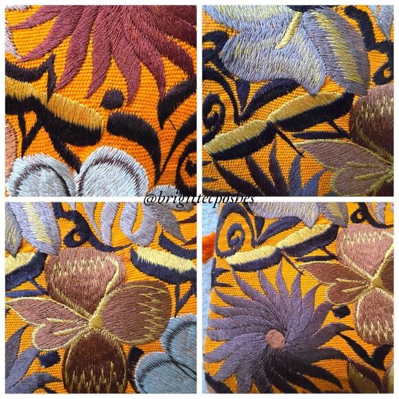 HANDMADE Mexican Embroidered Crossbody Bag - Picture 7 of 12